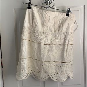 Adampluseve Adam Lippes strapless eyelet top